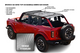 Ford Bronco Hardtop Version Bimini Sun Shade by JTops
